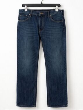 Ariat~M4 FR~Relaxed Bootcut~Mens Jean~Flame Resistant~Work Denim~Dark Blue~38x30